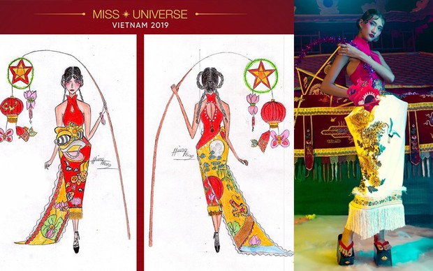 Thiết kế trang phục dân tộc cho Hoàng Thùy bị nghi đạo nhái Vietnams Next Top Model - Ảnh 3.