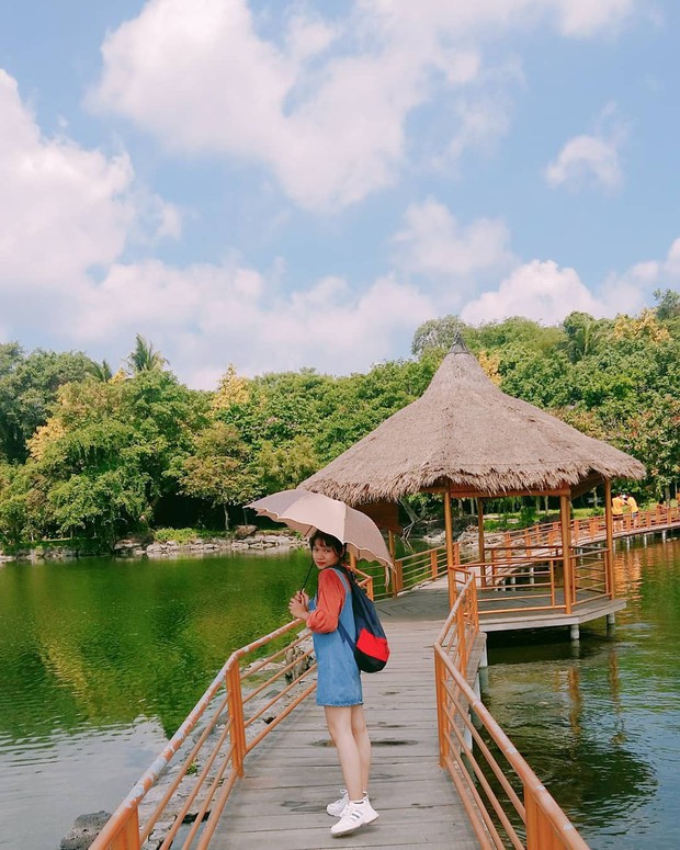 Hot hòn họt công viên Suối Mơ ngay sát Sài Gòn: Lên hình có vẻ ảo đấy nhưng ngoài đời có phải hơi sến không? - Ảnh 10.