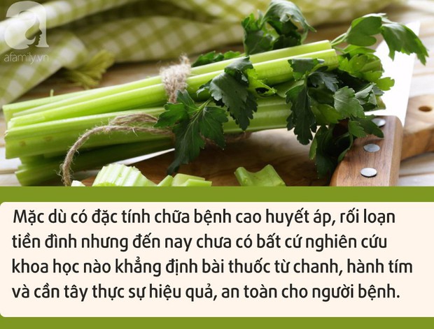 Hỗn hợp từ cần tây, hành và chanh giúp trị cao huyết áp, đánh bay rối loạn tiền đình: Chuyên gia nói gì? - Ảnh 2.