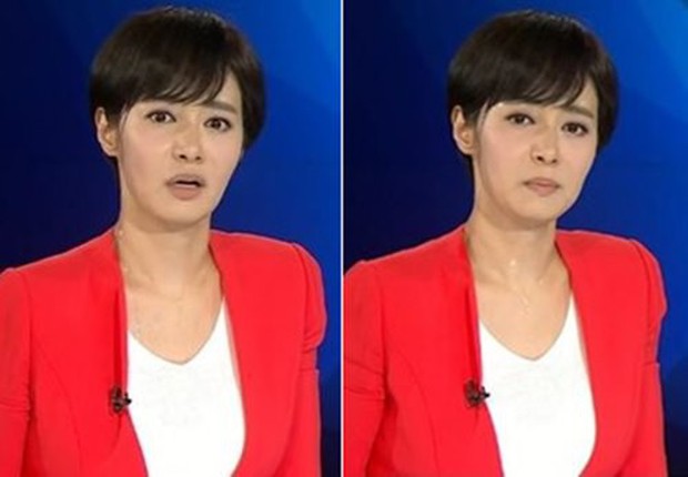 Khán giả giật mình khi nữ MC Hàn Quốc đột nhiên mặt trắng bệch, mồ hôi chảy đầm đìa khi đang dẫn chương trình trực tiếp - Ảnh 2.