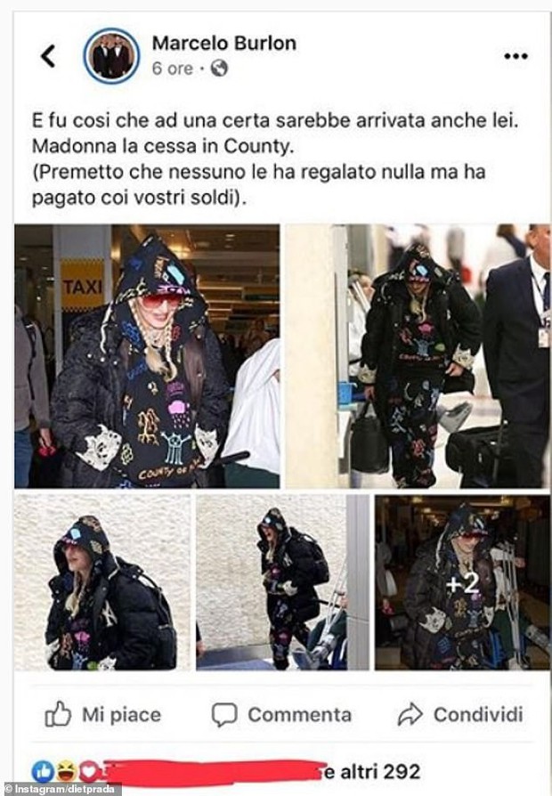 If you spend money to buy clothes to wear, Madonna was even cursed by the designer herself as a portable toilet - Photo 3.