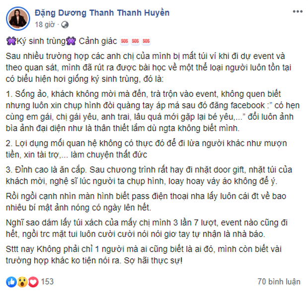 Hàng loạt nhà báo, nghệ sỹ lên tiếng tố thanh niên giả danh phóng viên trà trộn vào các sự kiện rồi thản nhiên trộm đồ - Ảnh 7.