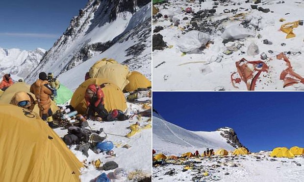 Những bức hình ám ảnh nhất trên đường chinh phục đỉnh Everest: Từ các cột mốc thi thể đến sự thật kinh hoàng hiện ra khi tuyết tan - Ảnh 6.