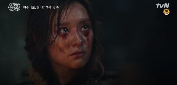 Kim Ji Won bùng nổ diễn xuất: Tự cắn đứt tay rồi bôi máu lên mắt, triệu hồi sói thần ngay tập 4 Niên Sử Kí Arthdal! - Ảnh 8.