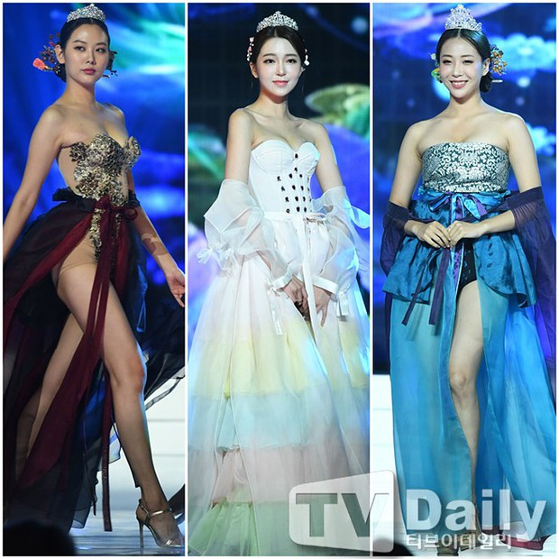 Cách điệu quá đà thành lố lăng phản cảm, loạt trang phục của thí sinh Hoa hậu Hàn Quốc 2019 bị cho là đang sỉ nhục hanbok - Ảnh 1.