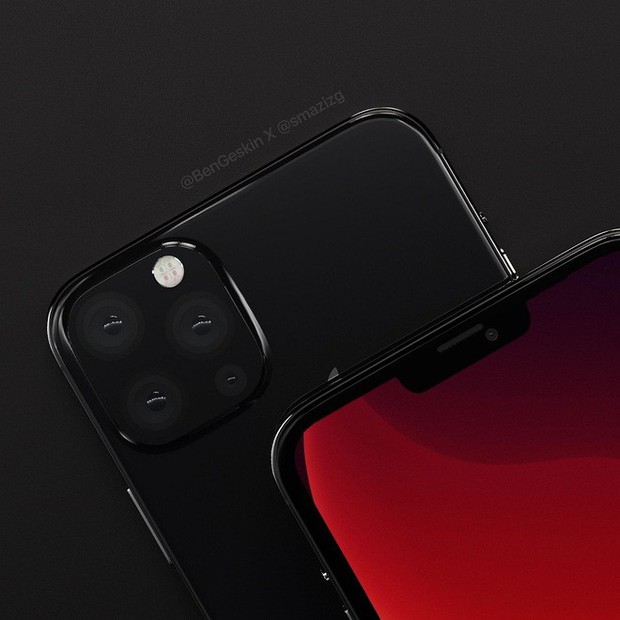 Ngắm concept iPhone 12 đẹp lung linh với tai thỏ nhỏ gọn hơn, mặt lưng hàng khủng với 4 camera - Ảnh 1.