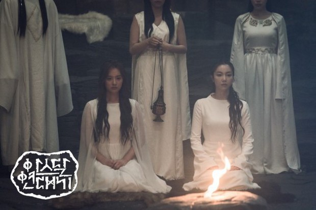 Kim Ji Won chính thức trở thành mẹ thiên hạ bằng điệu nhảy bà tổ Kpop trong Arthdal Niên Sử Kí tập 12 - Ảnh 1.