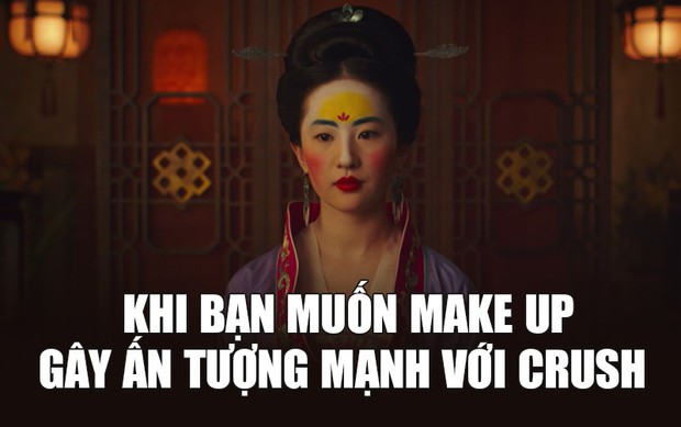 Lỡ tay dặm lố phấn, Lưu Diệc Phi biến thành meme sau trailer Mulan: Đây là tôi mỗi khi crush đòi selfie mặt mộc! - Ảnh 4.