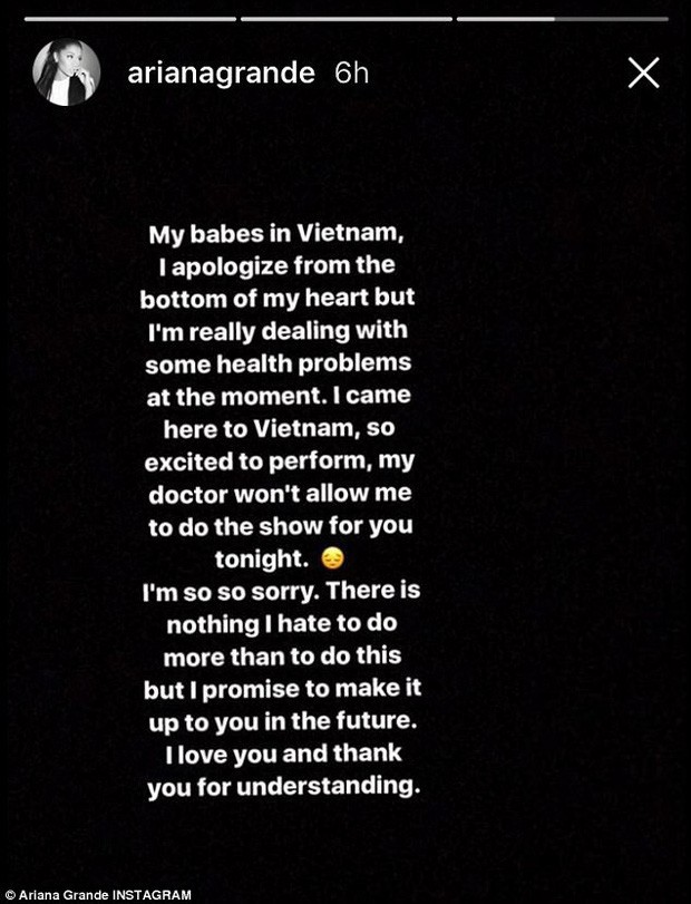 Nữ hoàng yêu sách Ariana Grande: fan chờ đến nửa đêm vẫn hủy show không lý do, cạch mặt cả Grammy vì không vừa ý - Ảnh 2. Nữ hoàng yêu sách Ariana Grande: fan chờ đến nửa đêm vẫn hủy show không lý do, cạch mặt cả Grammy vì không vừa ý - Ảnh 2.