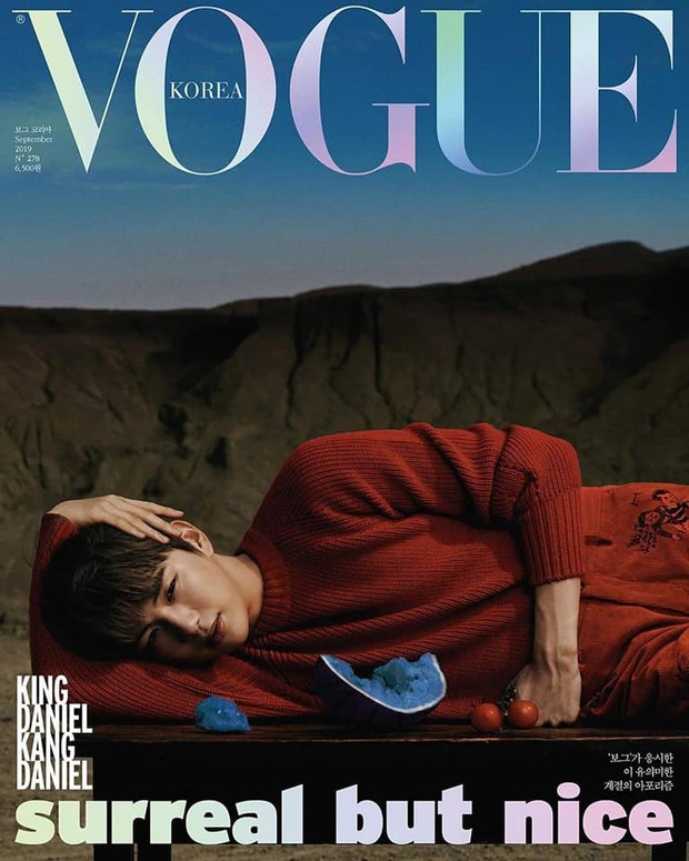 Mặc liên hoàn scandal, Kang Daniel vẫn lên bìa kinh thánh thời trang Vogue số Kim cửu, vượt cả đẳng cấp G-Dragon - Ảnh 1.