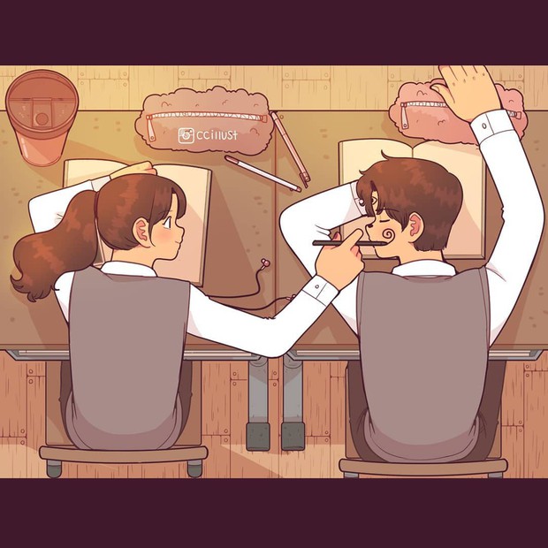 Có crush hồi đi học chính là trêu nhau cho đã nhưng rồi vô tình ánh mắt chạm nhau là ngượng ngùng - Ảnh 13.