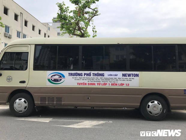 Xe đưa đón của trường Phổ thông quốc tế Newton đổi tên thành trường Phổ thông liên cấp Newton.