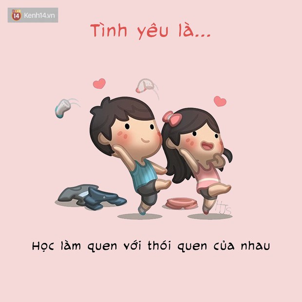 Bộ tranh định nghĩa tình yêu cực dễ thương, cân nhắc trước khi đọc nếu không muốn phát điên lên vì vẫn còn F.A - Ảnh 1.