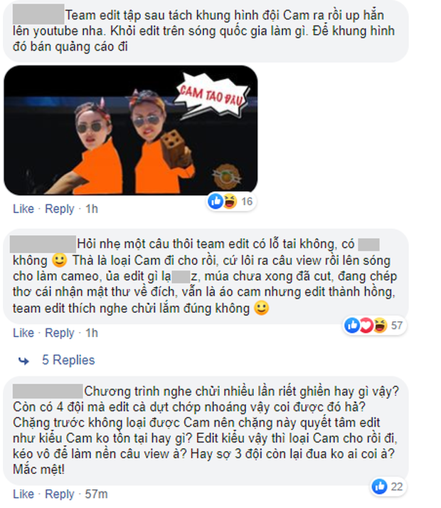 Kỳ Duyên bóng gió cà khịa khi đội Cam bị biên tập như... vô hình tại Cuộc đua kỳ thú - Ảnh 2. Kỳ Duyên bóng gió cà khịa khi đội Cam bị biên tập như... vô hình tại Cuộc đua kỳ thú - Ảnh 2.
