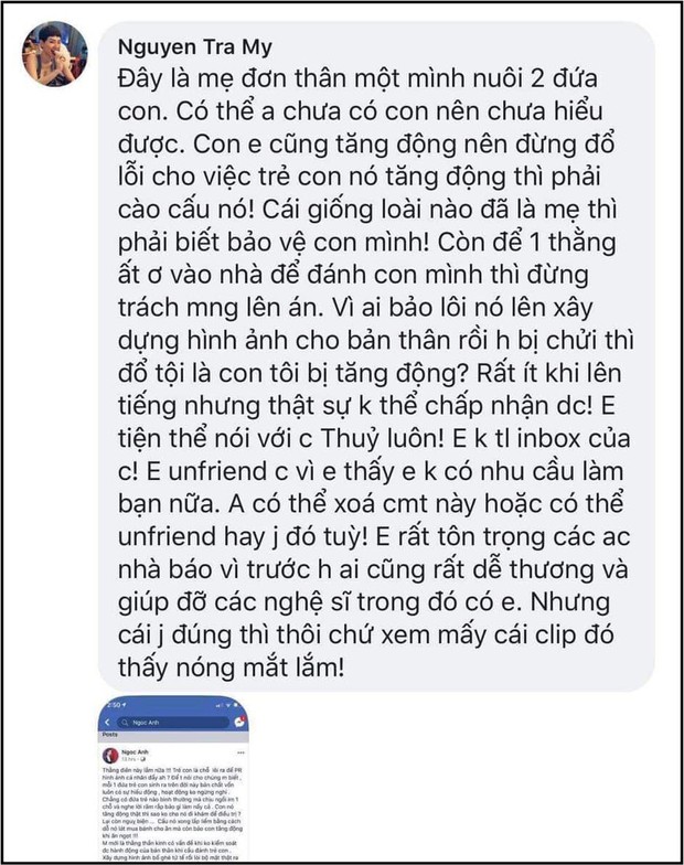 Cực căng: Trà My Idol tuyên bố hủy kết bạn với Thu Thủy giữa ồn ào bé Henry, gay gắt chia sẻ “Đã là mẹ thì phải biết bảo vệ con mình” - Ảnh 2. Cực căng: Trà My Idol tuyên bố hủy kết bạn với Thu Thủy giữa ồn ào bé Henry, gay gắt chia sẻ “Đã là mẹ thì phải biết bảo vệ con mình” - Ảnh 2.