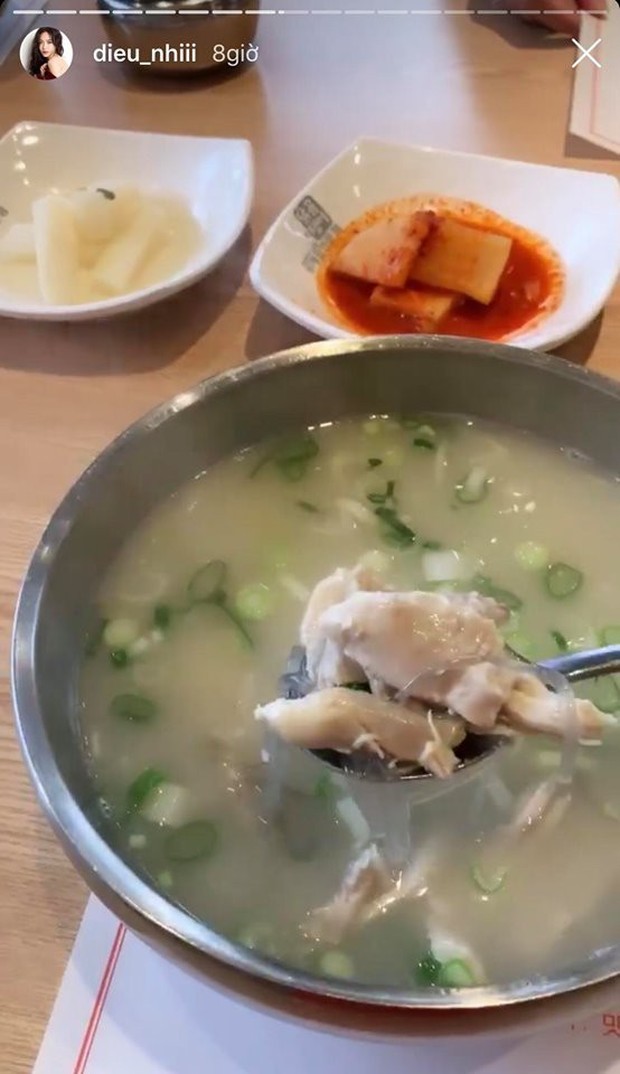 Hình đi chơi ở Hàn Quốc chưa thấy đăng, nhưng đồ ăn là Diệu Nhi đã “spam” kín story Instagram rồi! - Ảnh 3.