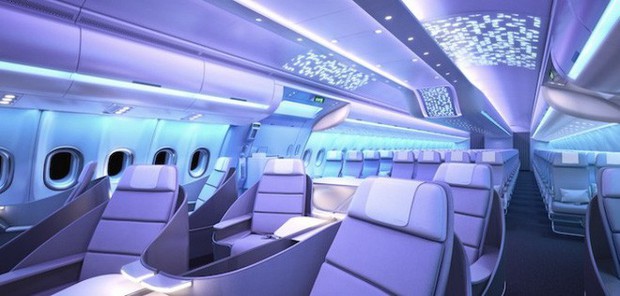 Cận cảnh dàn nội thất siêu hiện đại sắp được trang bị cho các máy bay của Airbus trong tương lai - Ảnh 4.
