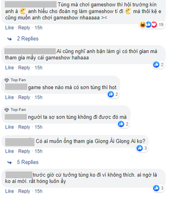 Sơn Tùng M-TP hé lộ lí do không xuất hiện trên các gameshow truyền hình - Ảnh 4. Sơn Tùng M-TP hé lộ lí do không xuất hiện trên các gameshow truyền hình - Ảnh 4.