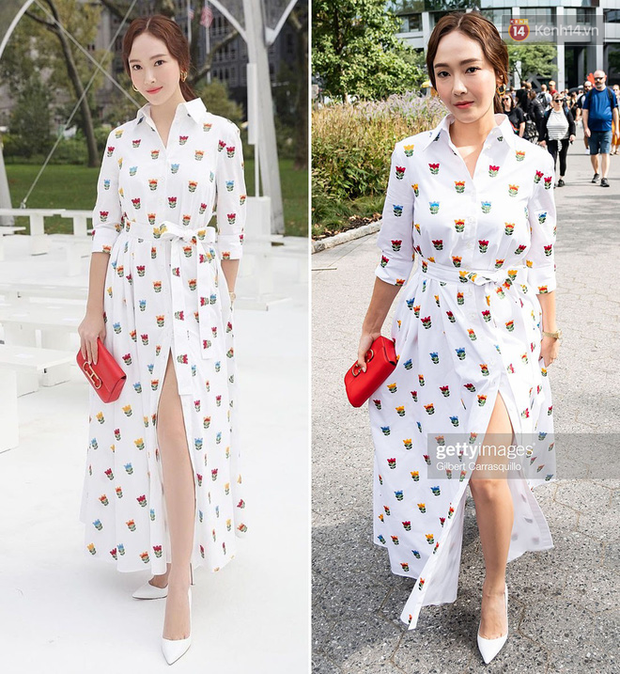 Dự NYFW: Jessica đẹp thanh nhã, chân dài miên man trong ảnh tự đăng nhưng ảnh phóng viên quốc tế chụp lại quá khác - Ảnh 6.