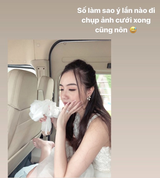 Mie Nguyễn bị nôn sấp mặt ở hậu trường chụp ảnh cưới, vẫn khiến dân tình xỉu lên xỉu xuống khi thấy thành quả cuối ngày - Ảnh 1. Mie Nguyễn bị nôn sấp mặt ở hậu trường chụp ảnh cưới, vẫn khiến dân tình xỉu lên xỉu xuống khi thấy thành quả cuối ngày - Ảnh 1.