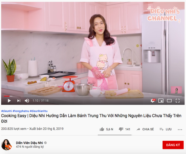 Khi các sao nữ nổi hứng làm Youtube ăn uống: Châu Bùi - Diệu Nhi đối lập ngọt ngào - 