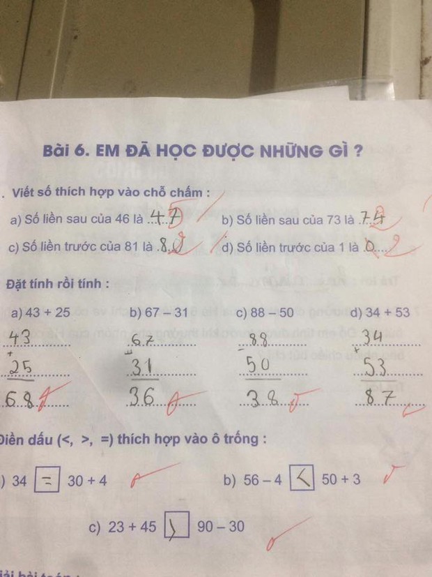 Bất ngờ vì thầy giáo gạch kết quả đúng của học sinh, cha mẹ đồng loạt phản ứng thầy nên học lại bài - Ảnh 1.