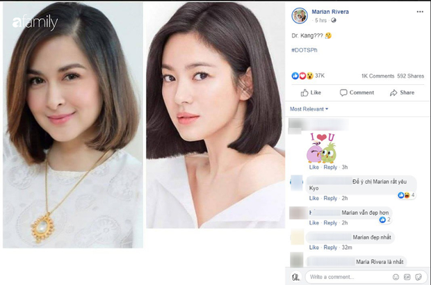 Vừa cắt tóc, mẹ 3 con đẹp nhất Philippines khiến dân tình ngỡ ngàng vì quá giống Song Hye Kyo - Ảnh 3. Vừa cắt tóc, mẹ 3 con đẹp nhất Philippines khiến dân tình ngỡ ngàng vì quá giống Song Hye Kyo - Ảnh 3.