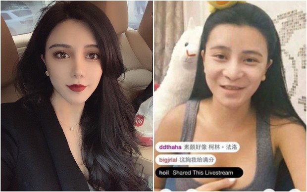 Hot girl đình đám gặp sự cố khi livestream, để lộ nhan sắc thật khiến các chàng trai đứng hình - Ảnh 3.