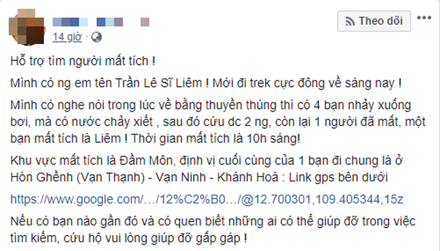 Nhóm bạn trẻ Sài Gòn gặp nạn trên hành trình chinh phục cực Đông khiến 1 người chết, 1 người mất tích - Ảnh 2. Nhóm bạn trẻ Sài Gòn gặp nạn trên hành trình chinh phục cực Đông khiến 1 người chết, 1 người mất tích - Ảnh 2.