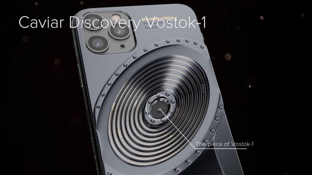 Chế tác từ mảnh vỡ tàu Titanic và tàu vũ trụ Vostok-1, đây chắc chắn là bản iPhone 11 độc nhất thế giới - Ảnh 3.
