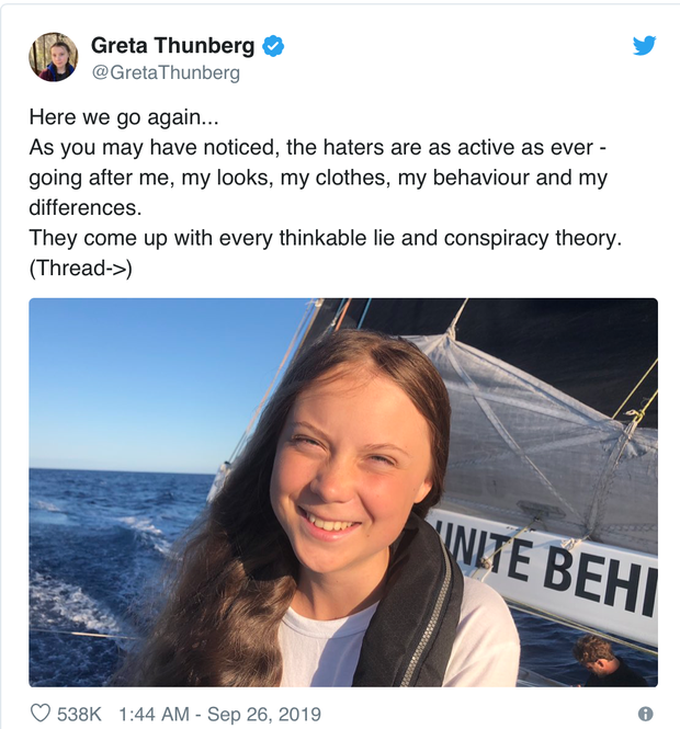 Hứng chịu chỉ trích của cộng đồng mạng, đây là những gì Greta Thunberg đã đáp trả và nó thật hoàn hảo - Ảnh 3.