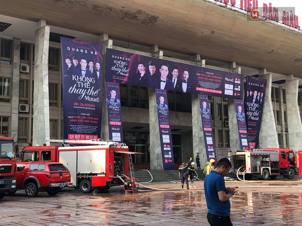 Hà Nội: Cháy dữ dội tại Cung văn hoá hữu nghị Việt Xô trước liveshow ca nhạc lớn - Ảnh 5.