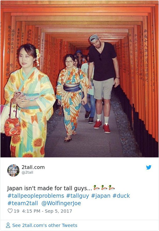 Cảnh báo: Cao quá đôi khi cũng không tốt đâu, nhất là khi đi du lịch Nhật Bản thì “sứt đầu mẻ trán” như chơi - Ảnh 8.