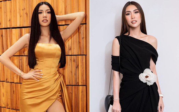 Tô son điểm phấn theo đúng kiểu Miss Universe, Thúy Vân bỗng dưng thành chị em sinh đôi với một Hoa khôi đàn em - Ảnh 6.