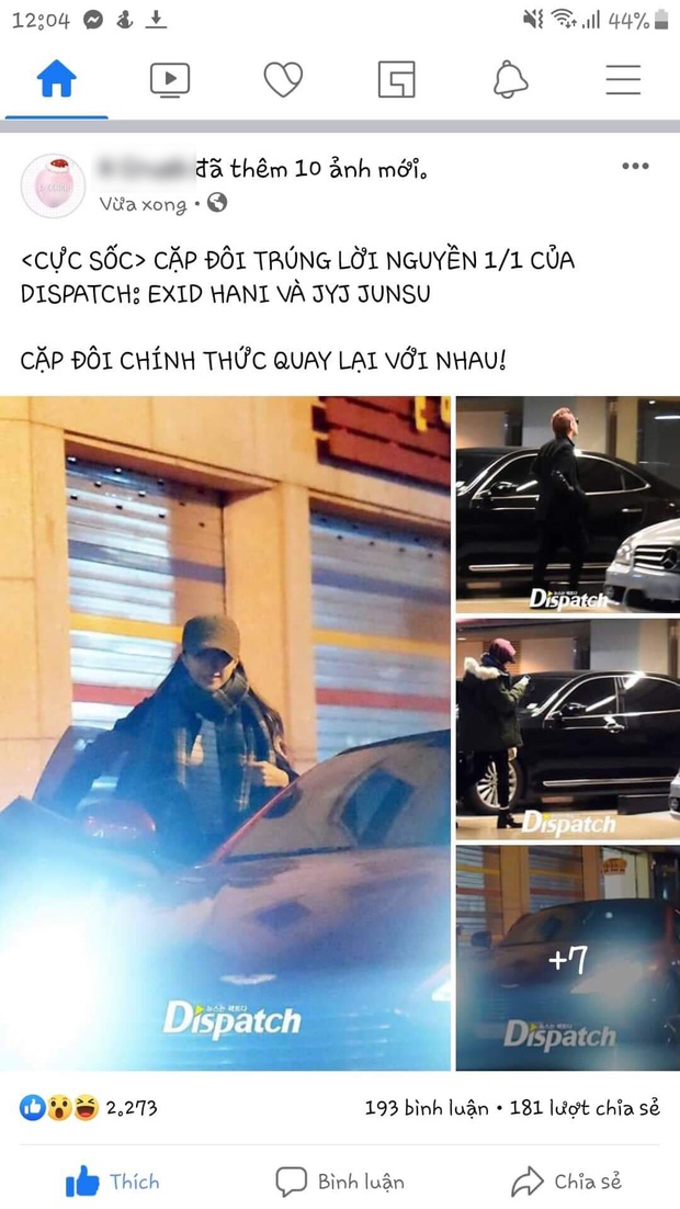 Bộ ảnh hẹn hò ngày 1/1 của Junsu (JYJ) và Hani (EXID) leo lên No.1 Dispatch, dân tình náo loạn tưởng cặp đôi quay lại - Ảnh 1. Bộ ảnh hẹn hò ngày 1/1 của Junsu (JYJ) và Hani (EXID) leo lên No.1 Dispatch, dân tình náo loạn tưởng cặp đôi quay lại - Ảnh 1.