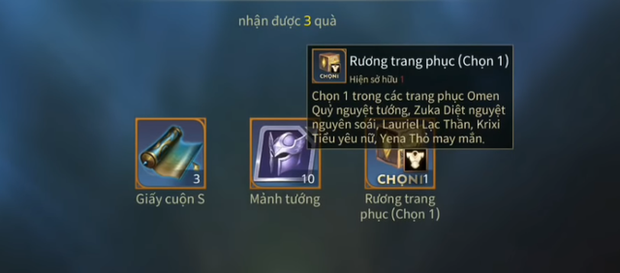 Liên Quân Mobile: Game thủ chắc chắn trúng 100% skin bậc S hiếm nếu đáp ứng điều kiện này - Ảnh 4. Liên Quân Mobile: Game thủ chắc chắn trúng 100% skin bậc S hiếm nếu đáp ứng điều kiện này - Ảnh 4.