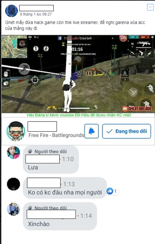 Nghịch lý trong Free Fire: Livestream “sạch” thì chả ai xem, trực tiếp hack thì gần nghìn người theo dõi - Ảnh 5.