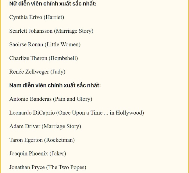 Oscar 2020 ngoài Joker và cái tên đang sốt Kí Sinh Trùng cứ như bê nguyên xi từ Quả Cầu Vàng? - Ảnh 3.