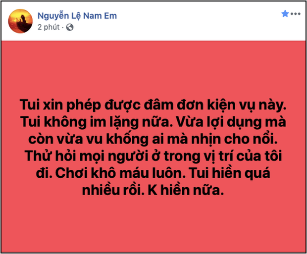 Nam Em tiếp tục lên tiếng về scandal bị tố giật chồng, tiết lộ gây sốc về mối quan hệ với VJ Quốc Bảo - Ảnh 3.