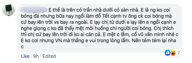 Nhiều người tràn vào Facebook cá nhân để sỉ nhục nữ CĐV cầm loa hát Bay lên trời là em bay ra ngoài: Fan bóng đá có văn hóa thì không làm thế - Ảnh 9.