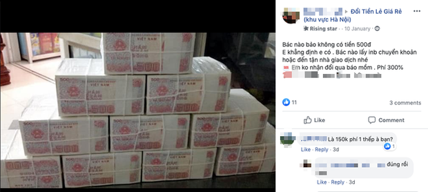 Nhộn nhịp thị trường chợ đen đổi tiền lẻ dịp cận Tết 2020 với giá cắt cổ: 1 triệu mệnh giá 500 đồng mất phí dịch vụ 3 triệu đồng - Ảnh 3. Nhộn nhịp thị trường chợ đen đổi tiền lẻ dịp cận Tết 2020 với giá cắt cổ: 1 triệu mệnh giá 500 đồng mất phí dịch vụ 3 triệu đồng - Ảnh 3.