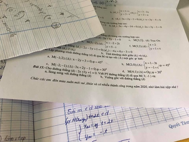 Chưa Tết đã được thầy Toán lì xì sớm, học sinh ai nấy méo mặt và sự thật khiến dân tình đồng cảm - Ảnh 2. Chưa Tết đã được thầy Toán lì xì sớm, học sinh ai nấy méo mặt và sự thật khiến dân tình đồng cảm - Ảnh 2.