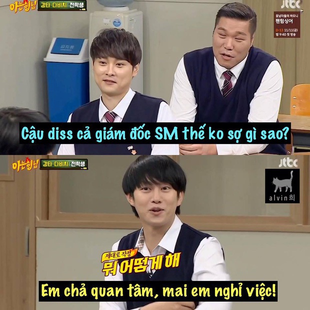 Nổi tiếng về độ chặt chém, thánh lầy Heechul cũng có lúc bị cậu em chung nhóm Super Junior gài vào thế bí! - Ảnh 3. Nổi tiếng về độ chặt chém, thánh lầy Heechul cũng có lúc bị cậu em chung nhóm Super Junior gài vào thế bí! - Ảnh 3.