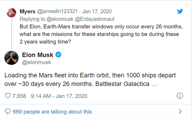Elon Musk nói sẽ đưa 1 triệu người lên sao Hỏa vào năm 2050, sẵn sàng cho vay nếu bạn chưa đủ tiền - Ảnh 3. Elon Musk nói sẽ đưa 1 triệu người lên sao Hỏa vào năm 2050, sẵn sàng cho vay nếu bạn chưa đủ tiền - Ảnh 3.