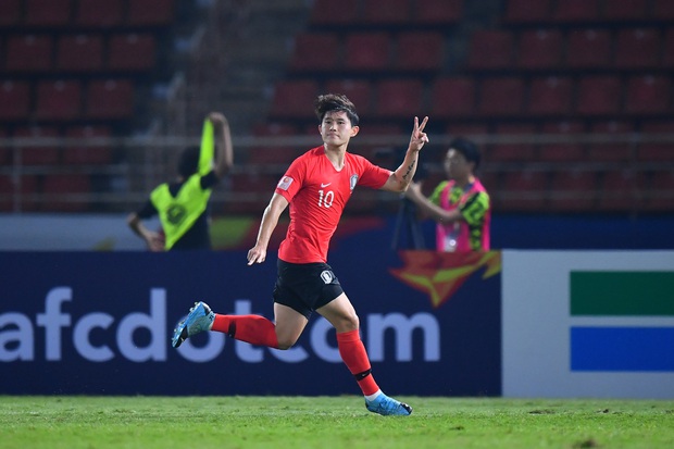 U23 Hàn Quốc vào bán kết U23 châu Á 2020 đầy kịch tính bằng siêu phẩm ở phút cuối cùng - Ảnh 2. U23 Hàn Quốc vào bán kết U23 châu Á 2020 đầy kịch tính bằng siêu phẩm ở phút cuối cùng - Ảnh 2.