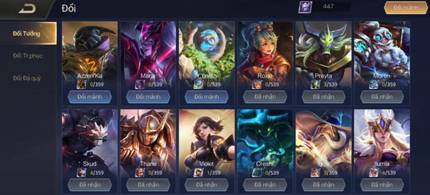 Liên Quân Mobile: Garena tặng FREE thêm 3 tướng ở Shop đổi mảnh, gồm cả tướng giá 28888 vàng - Ảnh 1. Liên Quân Mobile: Garena tặng FREE thêm 3 tướng ở Shop đổi mảnh, gồm cả tướng giá 28888 vàng - Ảnh 1.