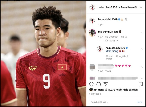 Hà Đức Chinh và bạn gái lọt top couple tình tứ trên MXH: Chàng thoải mái nói lời yêu, nàng hãnh diện gọi người hùng của em - Ảnh 2. Hà Đức Chinh và bạn gái lọt top couple tình tứ trên MXH: Chàng thoải mái nói lời yêu, nàng hãnh diện gọi người hùng của em - Ảnh 2.