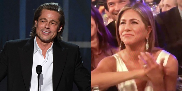 3 khoảnh khắc đáng nhớ của SAG Awards 2020: Brad Pitt nhìn Jennifer Aniston âu yếm, tình cũ cùng rủ tái hợp tới nơi rồi? - Ảnh 7.