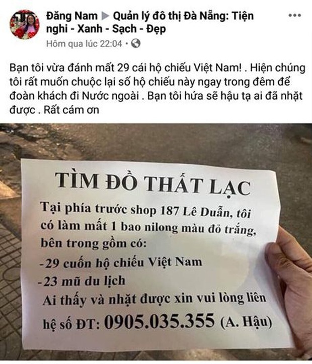 Hàng trăm người trắng đêm bới tung xe rác tìm 29 cuốn hộ chiếu thất lạc cho đoàn khách ở Đà Nẵng - Ảnh 2.