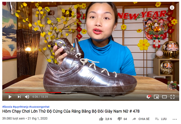 Thêm một điều kỳ lạ của nước Nhật trong vlog của Quỳnh Trần JP: Giày cao gót ăn được, bé Sa còn cực thích món này - Ảnh 1. Thêm một điều kỳ lạ của nước Nhật trong vlog của Quỳnh Trần JP: Giày cao gót ăn được, bé Sa còn cực thích món này - Ảnh 1.